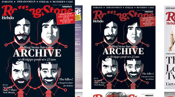 Rolling Stone France Cover - Archive 25th Anniversary Edition