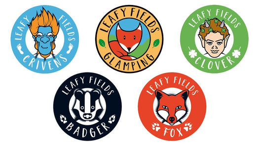Leafy Fields Autism Friendly Glamping Branding Update - Andy Tuohy Design Ltd