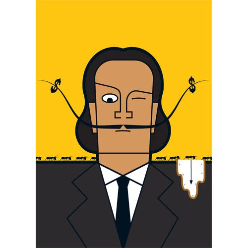Salvador Dali Portrait Print