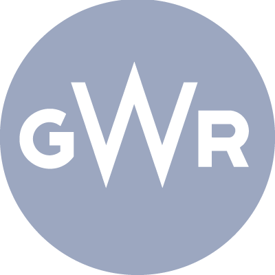 GWR Great Western Railway logo – exclusive travel poster designs by Andy Tuohy