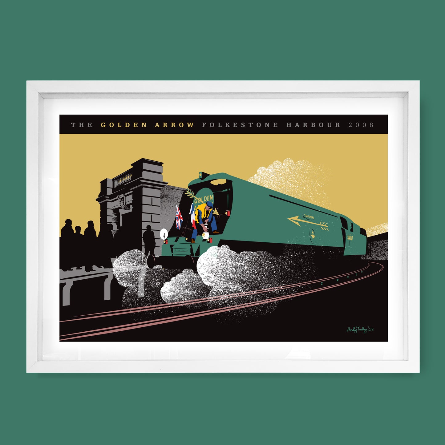 Golden Arrow, Folkestone, Kent Print