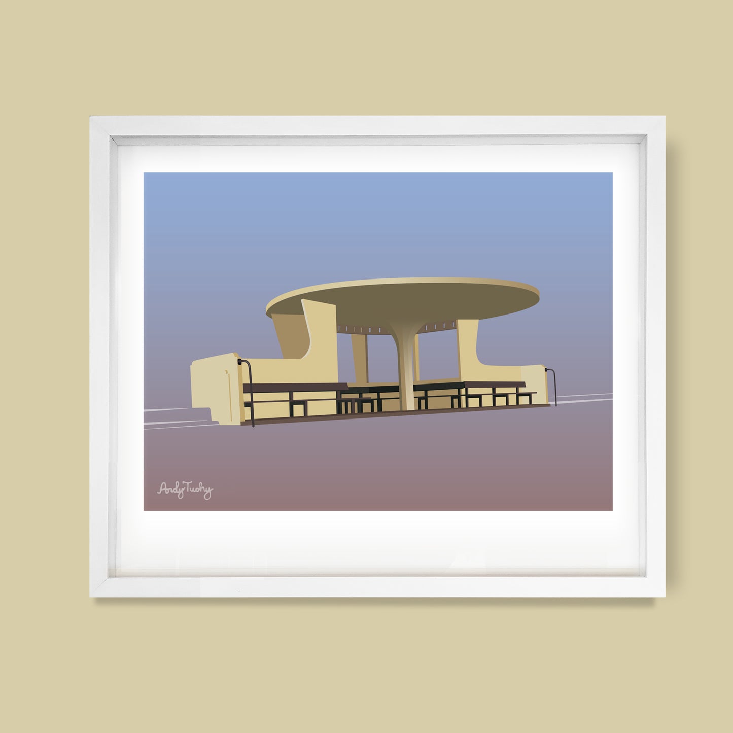 Deal Shelter, Kent Print