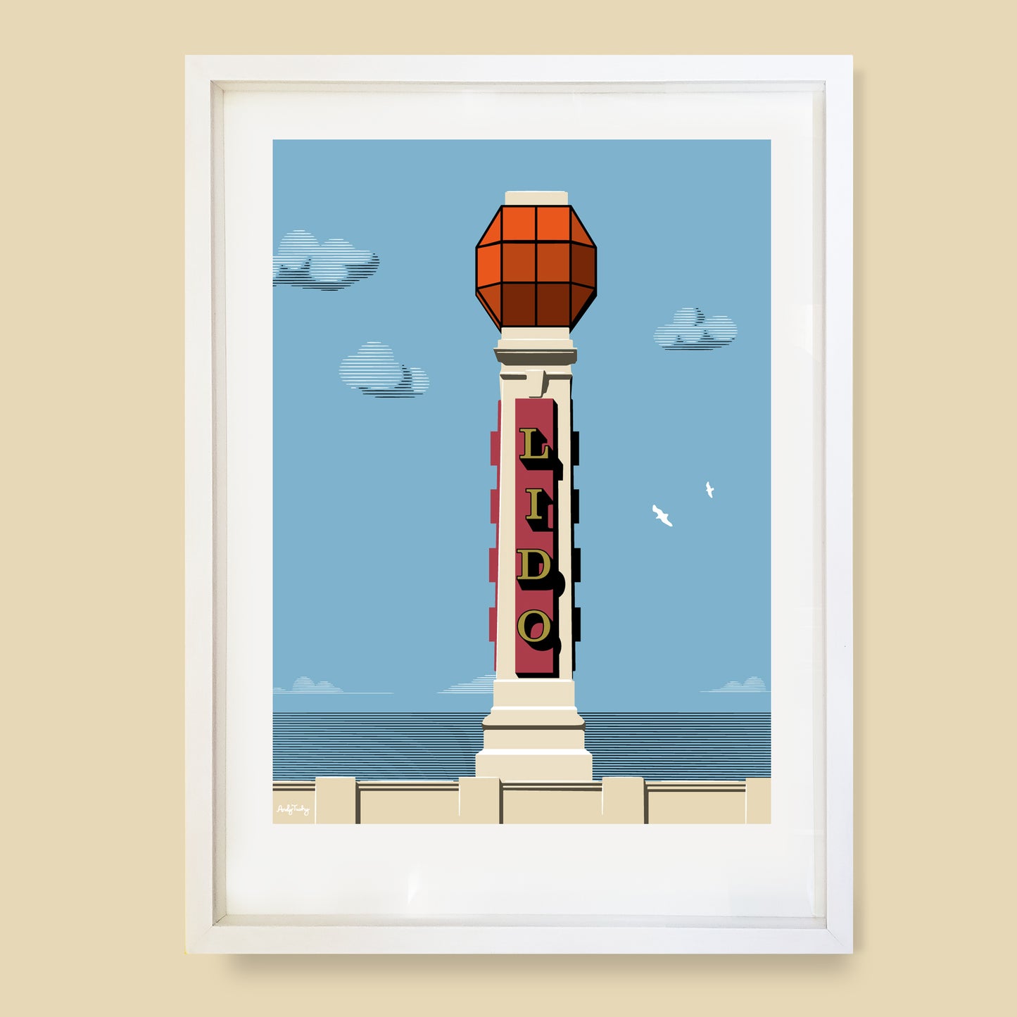 Cliftonville Lido, Margate Print