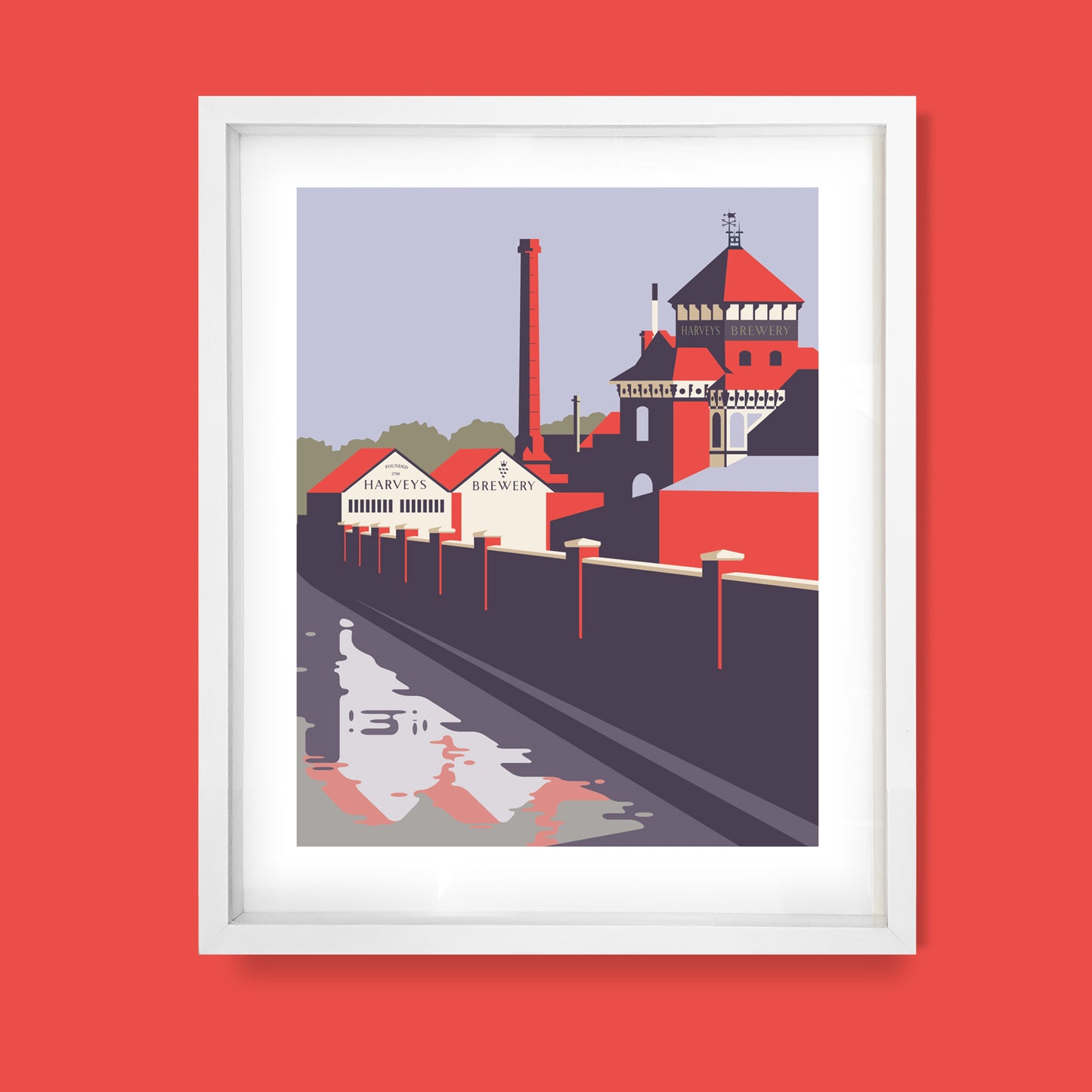 Harveys Brewery, East Sussex Print