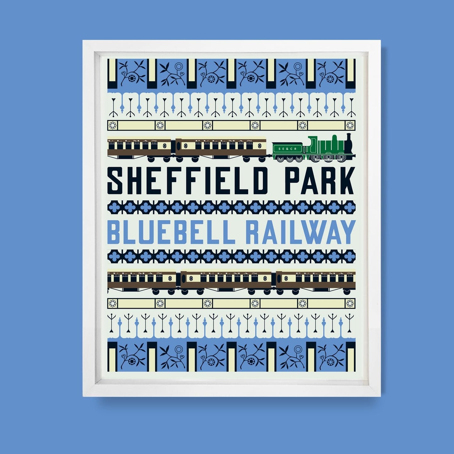 Bluebell Railway, East Sussex Print by Andy Tuohy | Andy Tuohy Design Ltd