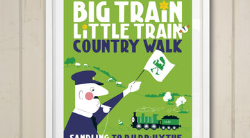 Big Train Little Train Country Walk Large Print