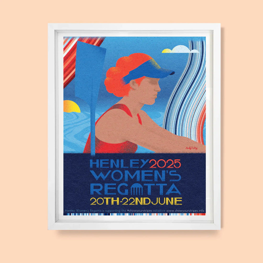 Henley Women's Regatta 2025 (Show Your Stripes) Poster