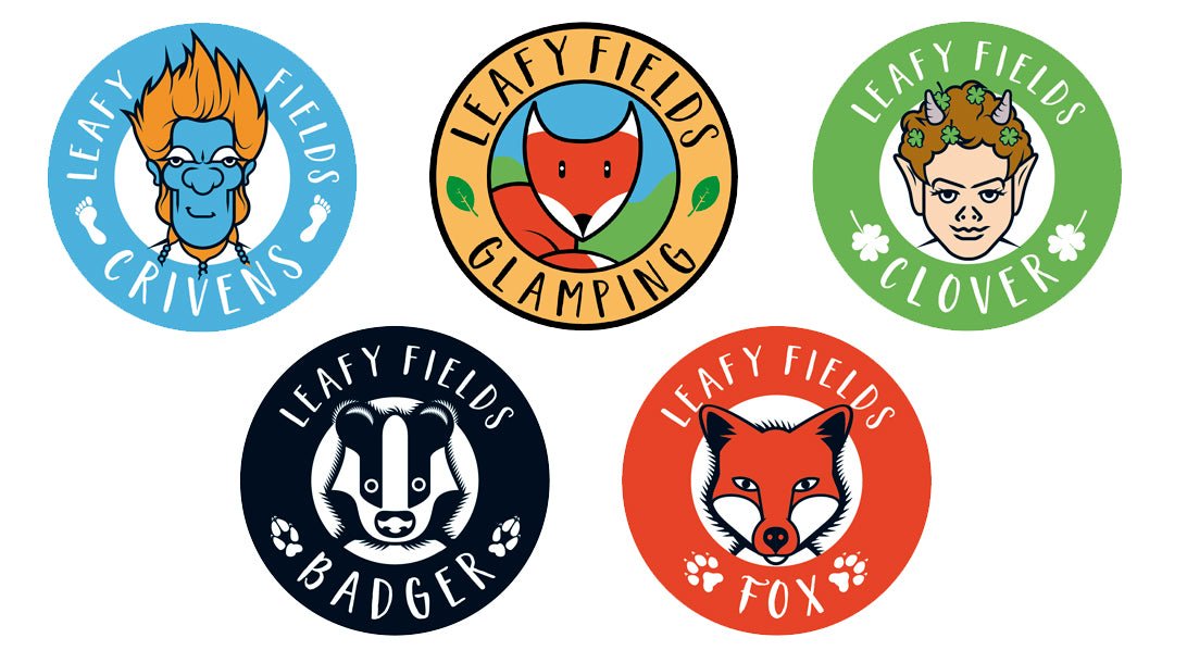Leafy Fields Autism Friendly Glamping Branding Update - Andy Tuohy Design Ltd