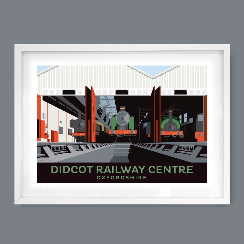 Didcot Railway Centre Art Print | Limited Edition by Andy Tuohy by Andy Tuohy | Andy Tuohy Design Ltd