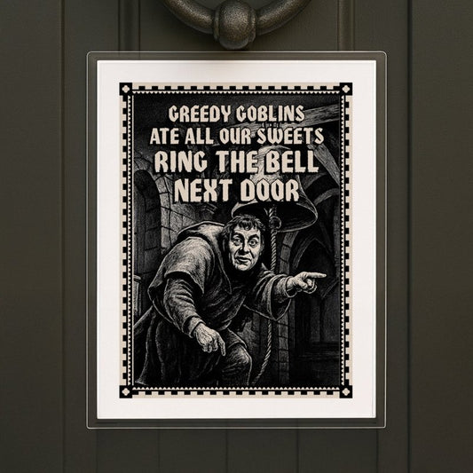 HALLOWEEN POSTER COLLECTION x 6 | Printable Sign Bundle | Instant Download by Andy Tuohy Design Ltd | Andy Tuohy Design Ltd