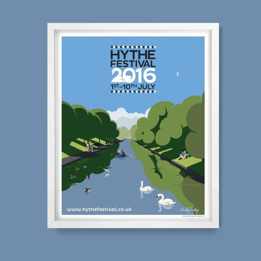 Hythe Festival 2016 | Litho Poster by Andy Tuohy by Andy Tuohy | Andy Tuohy Design Ltd