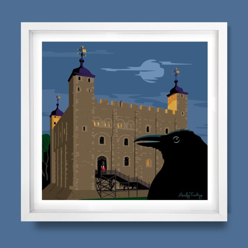 Tower of London Poster | Limited Edition Art Print by Andy Tuohy by Andy Tuohy | Andy Tuohy Design Ltd