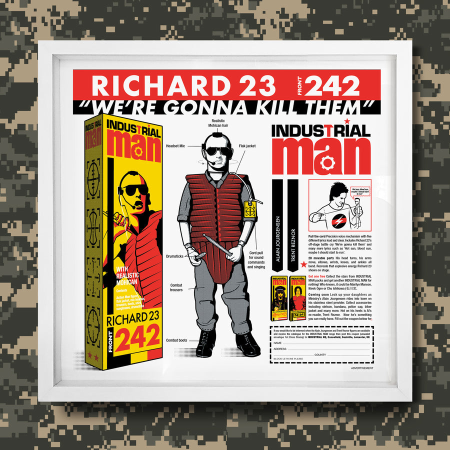 Front 242 / Richard 23 Print