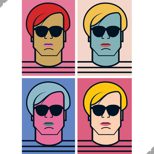 Andy Warhol Portrait Print