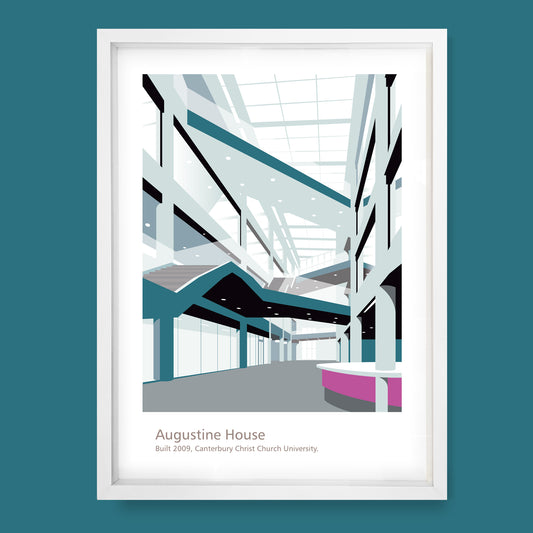Augustine House, Canterbury Christ Church University Print