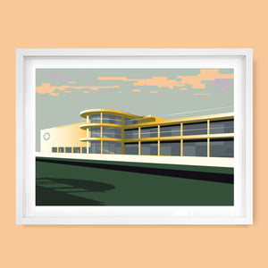 De La Warr Pavilion Architectural Print