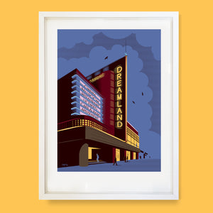 Dreamland At Night, Margate, Print