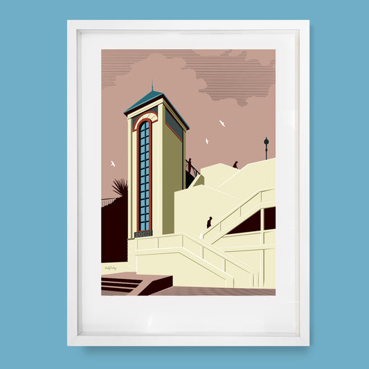 Broadstairs Millennium Lift Print