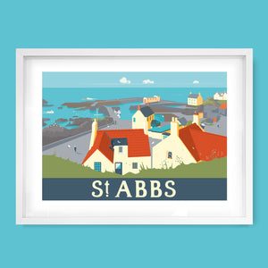 St.Abbs, Berwickshire, Scotland Print