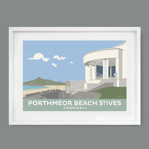 Tate St.Ives, Porthmeor Beach, Cornwall Print