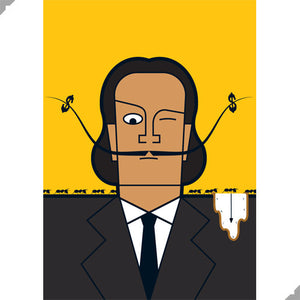 Salvador Dali Portrait Print