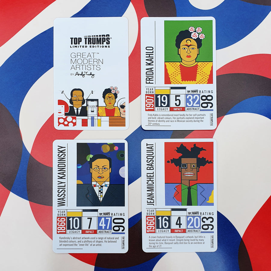 Great Modern Artists Top Trumps & Playing Cards