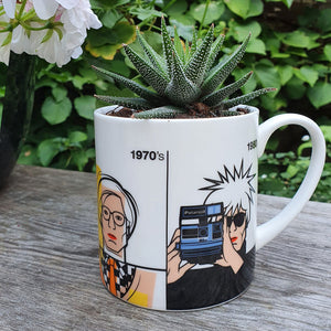 Great Modern Artists Mug, Andy Warhol