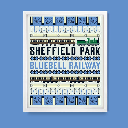 Bluebell Railway, East Sussex Print by Andy Tuohy | Andy Tuohy Design Ltd