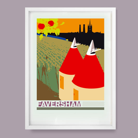 Faversham, Kent Print by Andy Tuohy | Andy Tuohy Design Ltd
