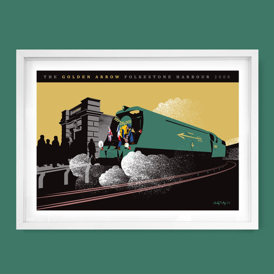 Golden Arrow, Folkestone, Kent Print by Andy Tuohy | Andy Tuohy Design Ltd